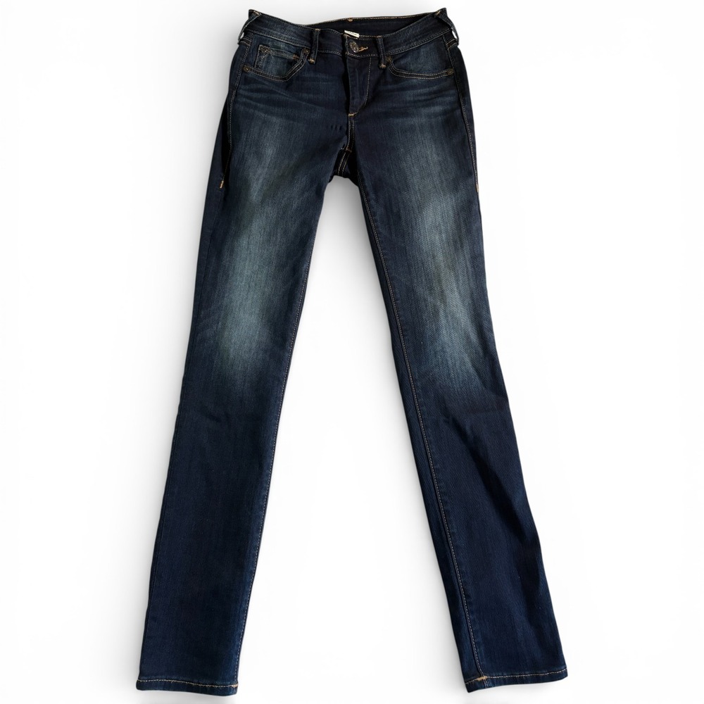 True Religion Jennie Curvy Fit Skinny Jeans Womens 26 Blue Denim Stretch Casual